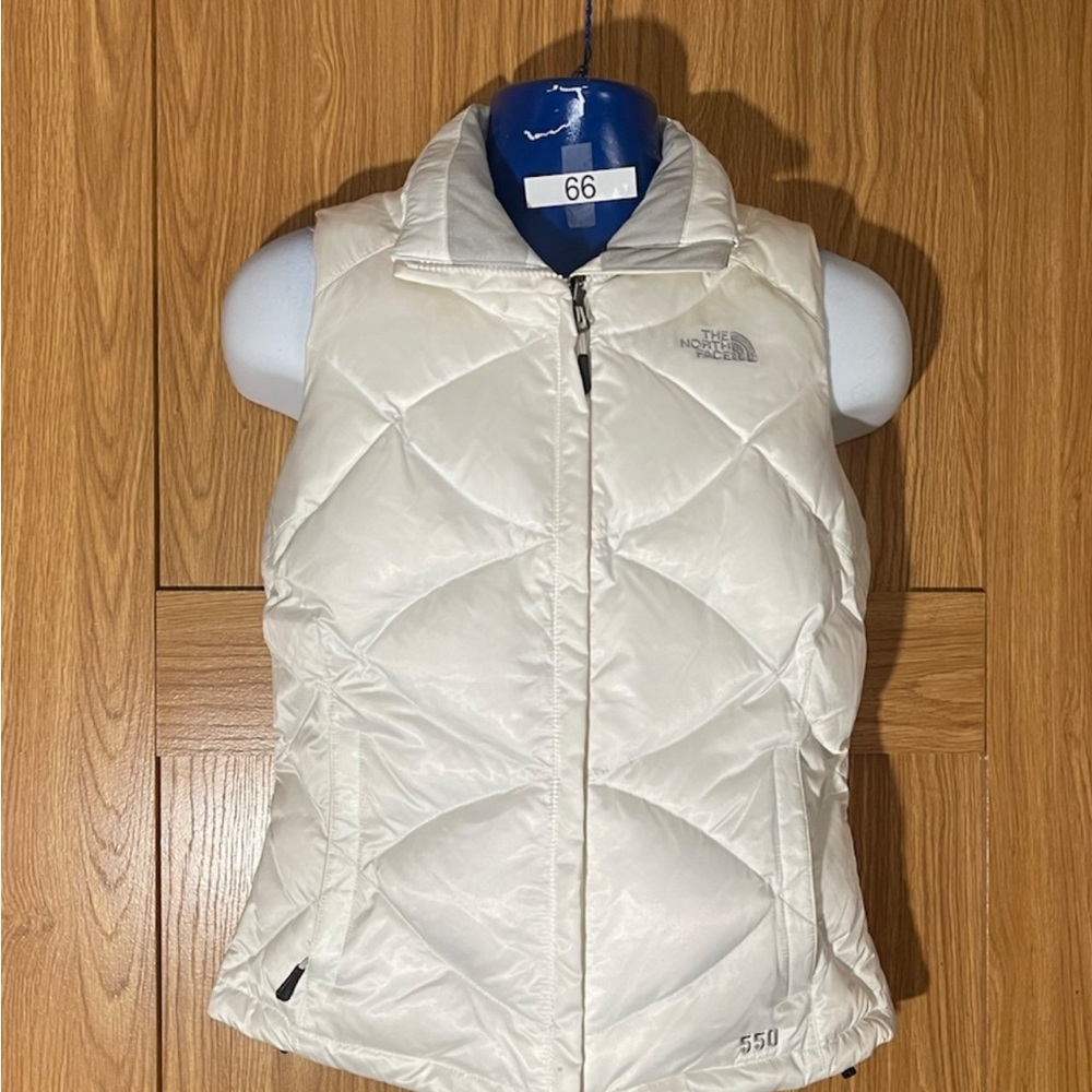 The North Face Women's White Puffer Vest